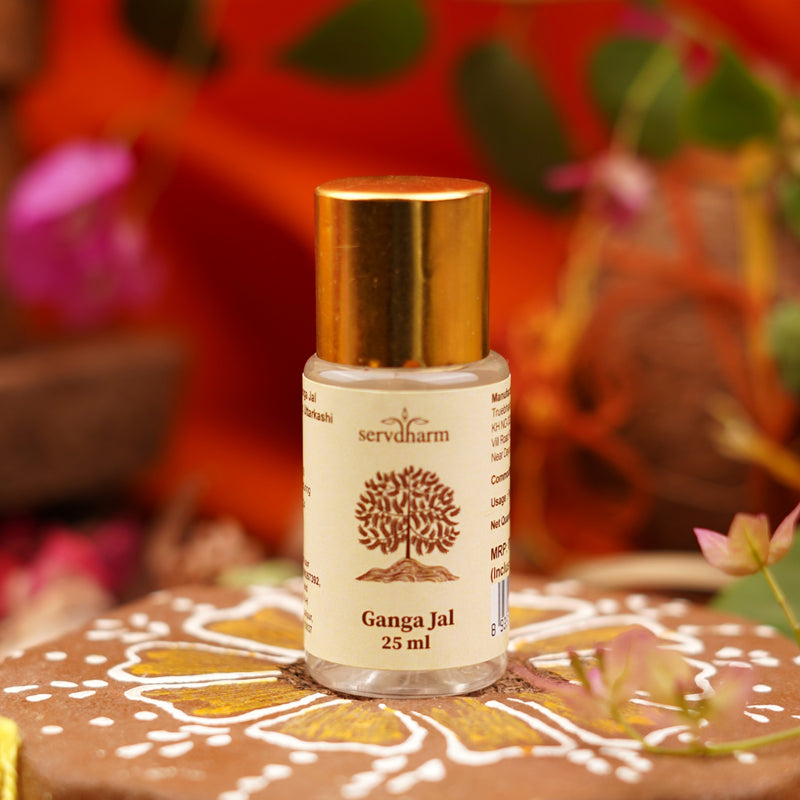Holy Ganga Jal 25ml | For Pooja Rituals, Gift Hampers, Occasions