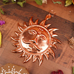 Copper Vastu Sun Wall Hanging 6"