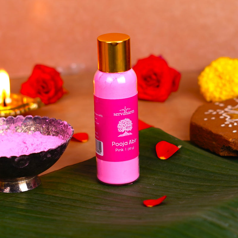 Pink Pooja Abir 50g