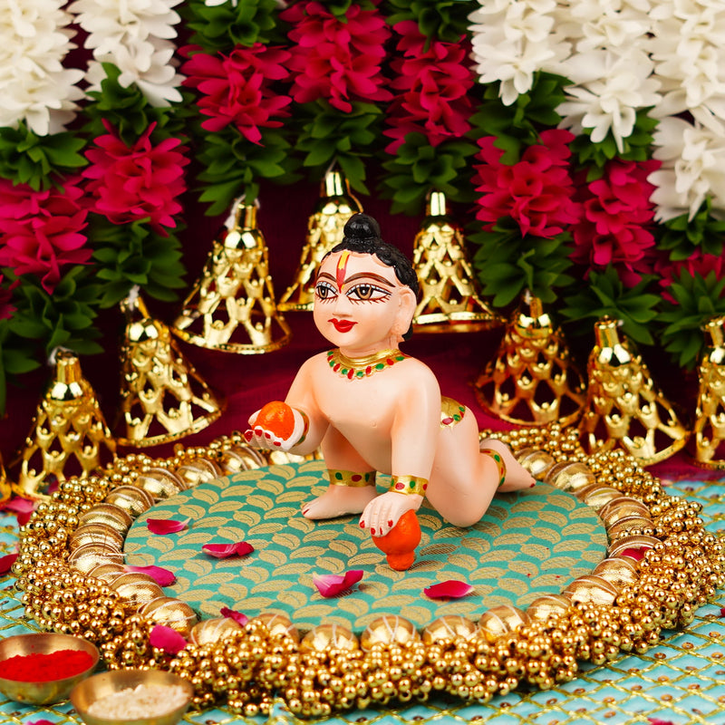Skin Tone Resin  Laddu Gopal Idol 5.5 Inch