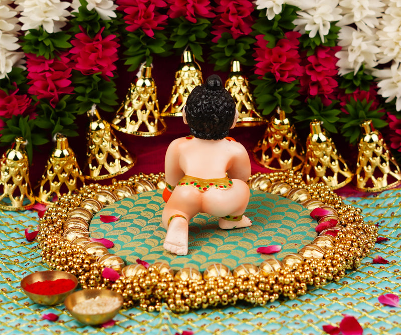 Skin Tone Resin  Laddu Gopal Idol 5.5 Inch