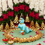Blue Resin Laddu Gopal Idol 5.5 Inch