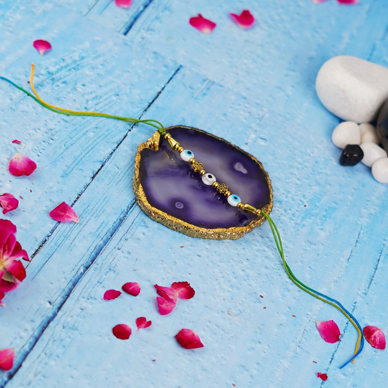 Evil Eye Beads Om Rakhi