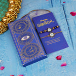 Bhaiya Bhabhi Evil Eye Oval Rakhi