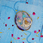 Pearl Lumba Sky Blue Bhaiya Bhabhi Rakhi