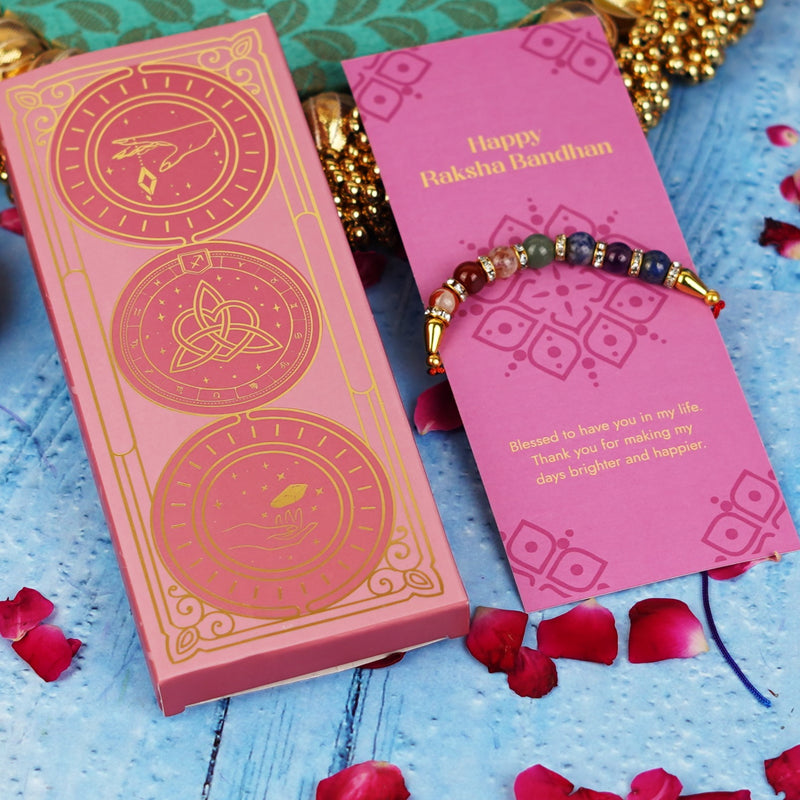 Seven Chakra Crystals Rakhi
