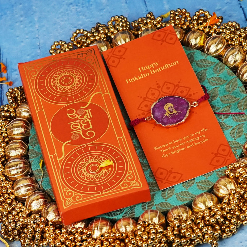 Hanuman Agate Rakhi