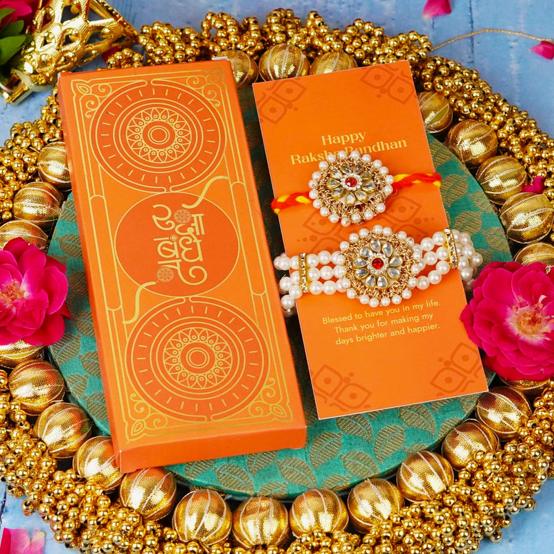 Majestic Pearls Lumba Rakhi