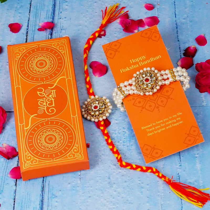 Majestic Pearls Lumba Rakhi