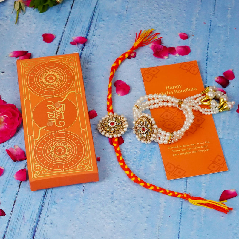 Majestic Pearls Lumba Rakhi
