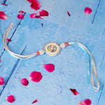 Pink Vibes Pearl Rakhi Set
