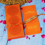 Stonework Yellow Stunning Rakhi