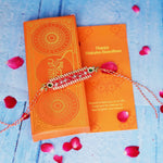 Stonework Red Stunning Rakhi