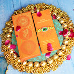 Peacock Yellow Stones Rakhi