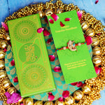 Elegant Multicoloured Ganpati Rakhi