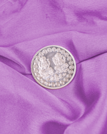 999 Silver Plated Ganesh Lakshmi with Swastik Coin