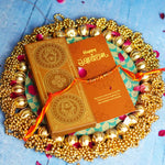 Traditional Elephant Om & Stone Work Rakhi