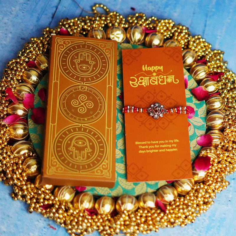 Designer Om Colourful Rakhi