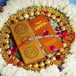 Fancy White and Grey Multistrand Beads Rakhi Thread