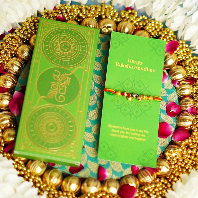 Gorgeous Ghungroo and Stones Rakhi
