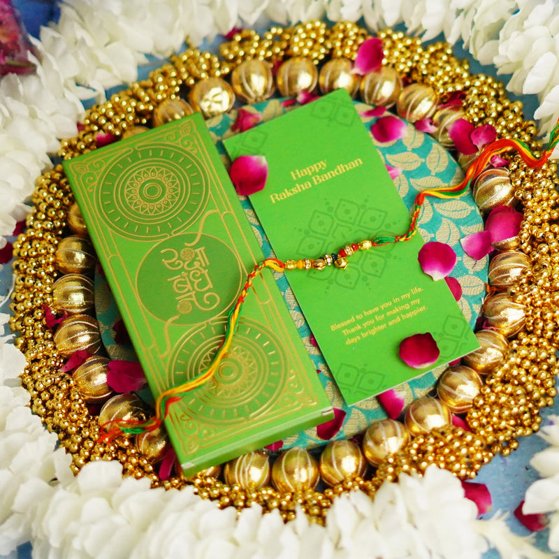 Gorgeous Ghungroo and Stones Rakhi