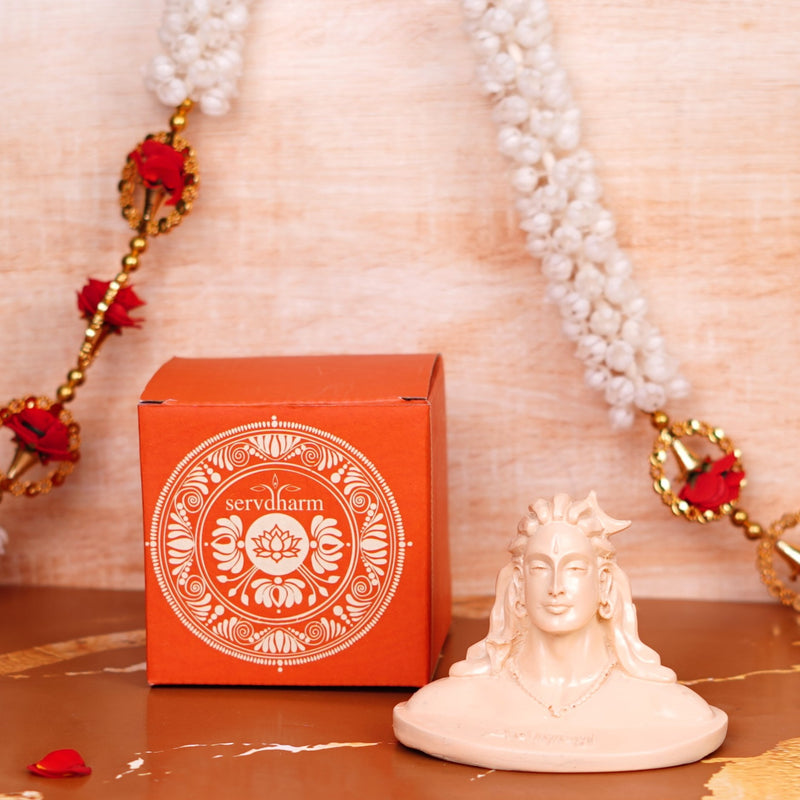 Adiyogi 4 inch x 3 inch Resin Idol | 160g