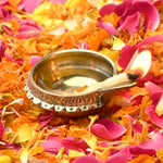 Pure Brass Kuber Diya for Daily Pooja 2 Inch