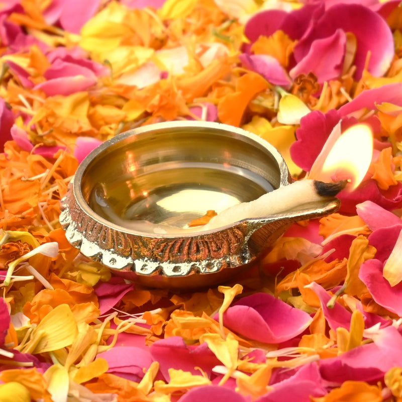 Pure Brass Kuber Diya for Daily Pooja