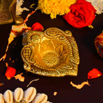 Leaf Shaped Diya 3.1 Inch