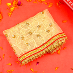 Divine Golden Mata Chunri 14x42 Inch