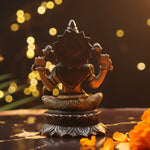 Divine Lakshmi Pure Brass Murti