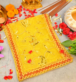 Divine Yellow Mata Chunri 24x10 inch