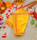 Divine Yellow Mata Chunri 24 x 10 Inch | 14g