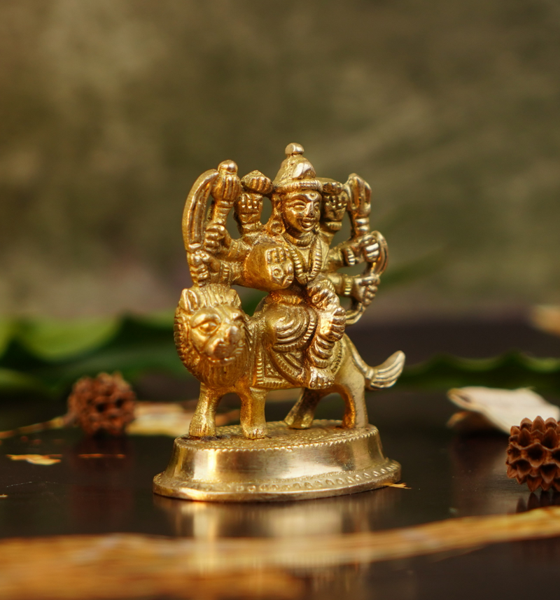 Pure Brass Durga Idol 150 G