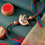 Elegant Multicoloured Ganpati Rakhi