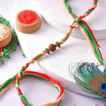 Elegant Rudraksha Rakhi