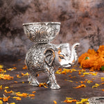 German Silver Elephant with Bowl 4.5"