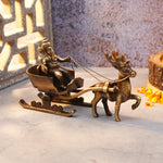 Antique Showpiece Brass Ganesha on Cart