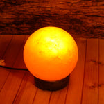 Globe Shaped Himalayan Pink Salt Lamp 5.5 Inch