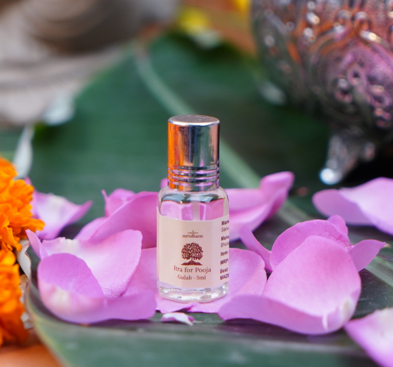 ServDharm Gulab - Itra for Pooja (5ml)