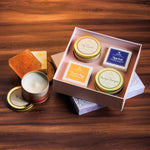 Luxury Ayurvedic Handmade Soaps and Soy Wax Candles Gift Box