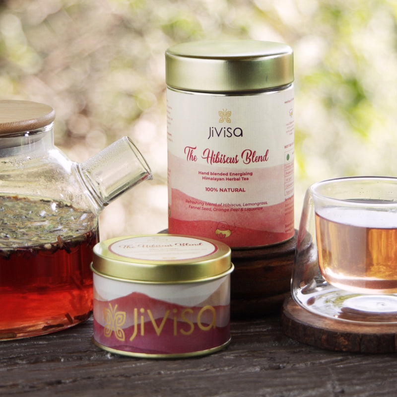 The Hibiscus Blend- Energising Herbal Tea (Tisane) (25 gram)