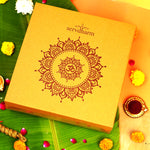 Red Aipan Pooja chowki 11x11 Inch