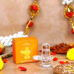 Glass Shivling 2.5 Inch