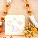 Stunning Brass Maa Durga Statue (6.5 Inch), 1.2 KG