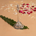 Intricately Designed Silver Plated Pooja Thali Set