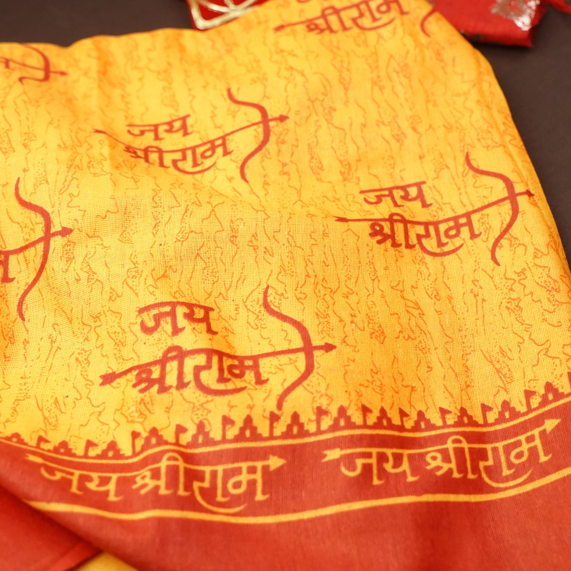 Jai Shree Ram Gamcha | Length: 62 Inches – ServDharm