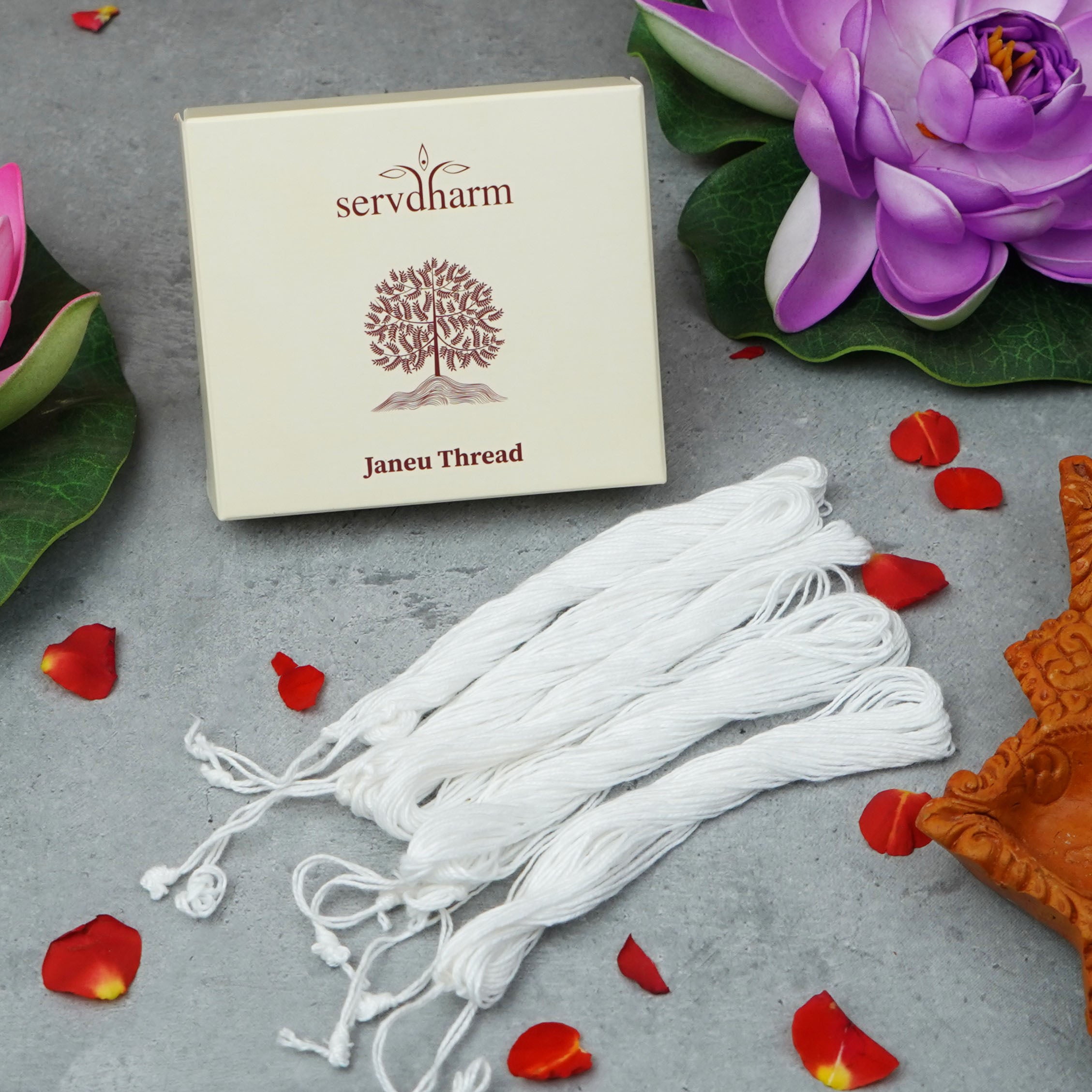 Janeu Sacred Thread (Pack of 5 pcs) – ServDharm