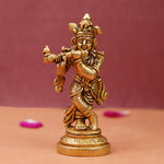 Shri Krishna Pure Brass Idol