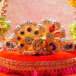 Krishna Ji Pagdi Set of 6 Colours (Pack of 6 pcs) (11 CM)